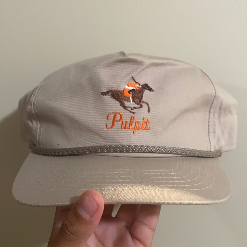 Vintage SnapBack Pulpit Racehorse Hat